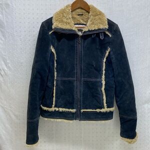 Wilsons Leather Black and Tan Jacket